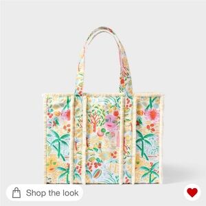 Roller Rabbit x Target Print Canvas Tote Bag - Multicolor